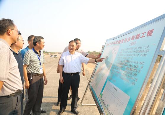 副市長(zhǎng)許光友調(diào)研滁州大道項(xiàng)目
